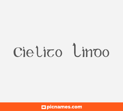 Cielito Lindo